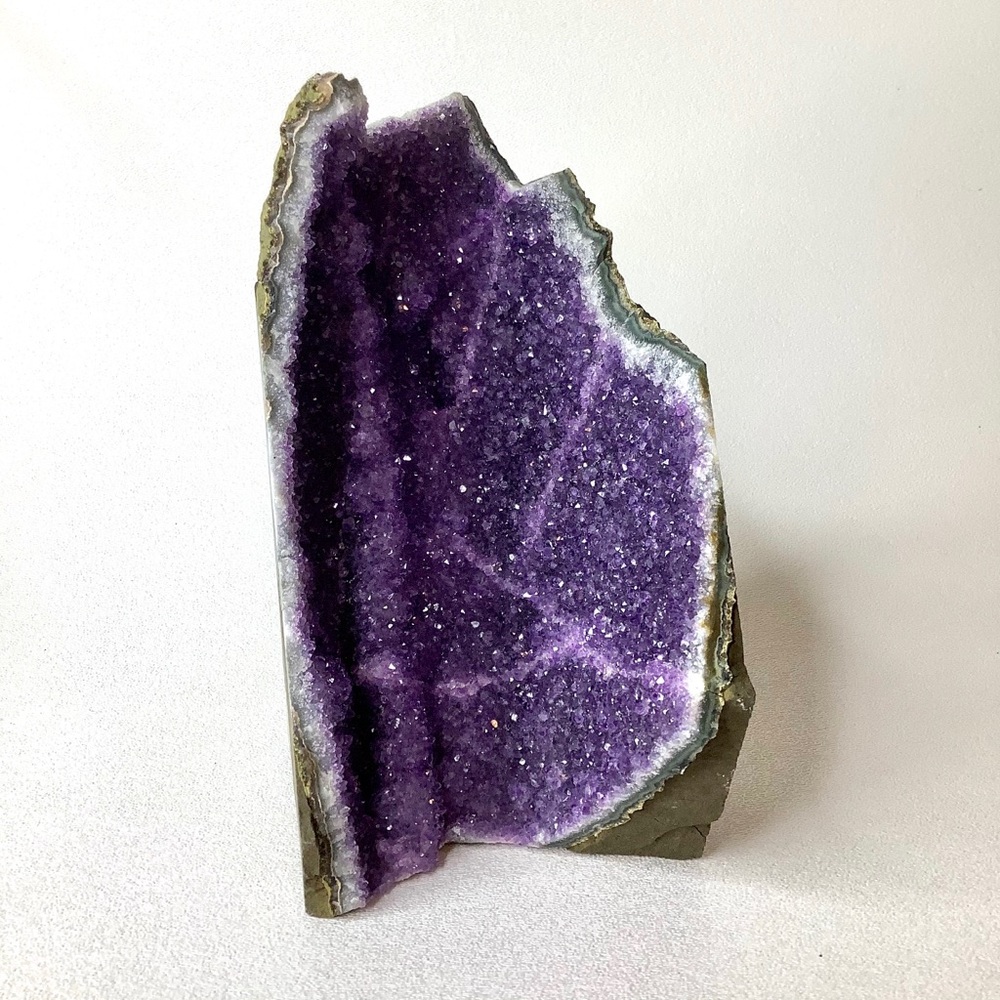 Amethyst Geode - Cut Free Standing Base Display